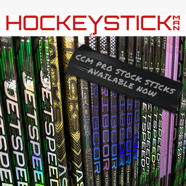 🔥 NCAA CCM Pro Stock Sticks Available Now