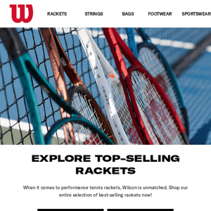 Top-selling rackets picked for you