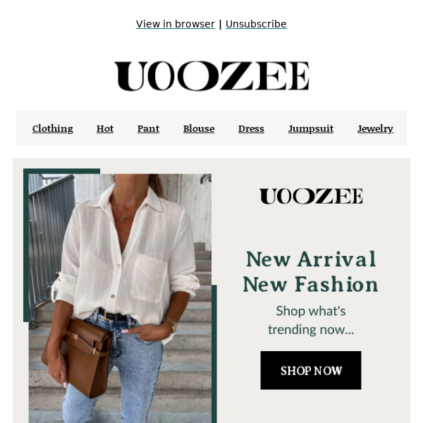 UOOZEE: must-have for your wardrobe across all seasons!