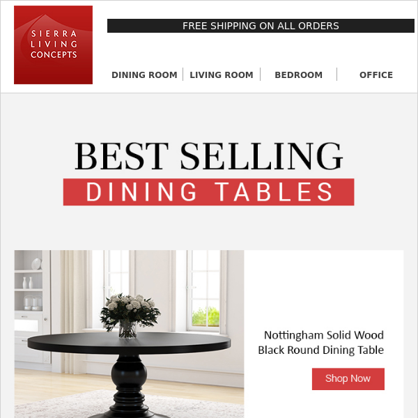 DINING TABLES » TOP SELLERS ⭐