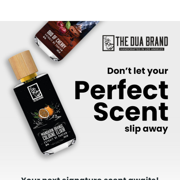 Don't Miss Out on Your Perfect Scent from The Dua Brand 🌸