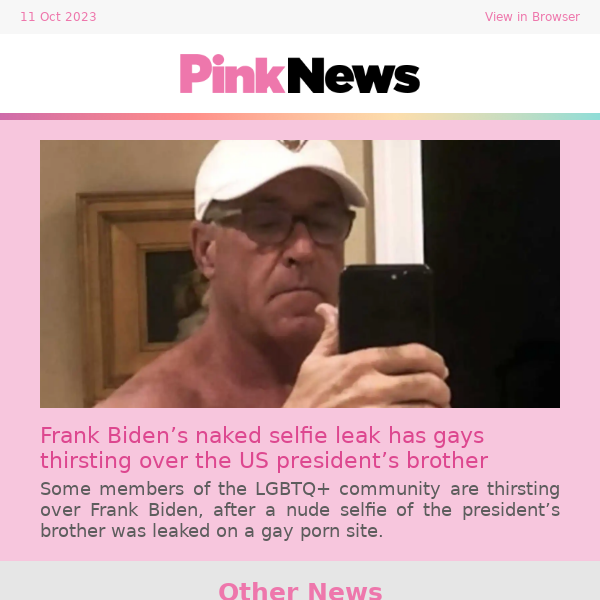 🥵 Biden's brother's leaked nudes have people THIRSTY 🍆