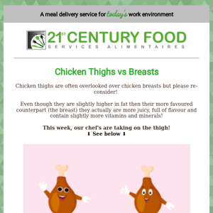 Nice Thigh! - I mean chicken thigh!  🍗    😁