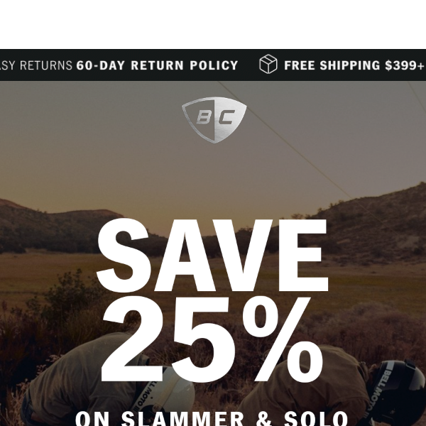Save 25% on Slammer & Solo Gel Seats