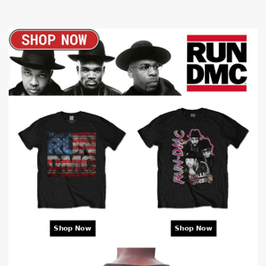 RUN DMC Bold and Iconic T-Shirts 🙌