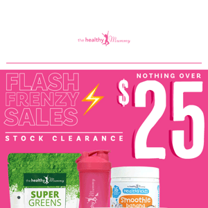 ⏰ Nothing Over $25! Stock Clearance