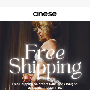 Free Shipping Ends Tonight