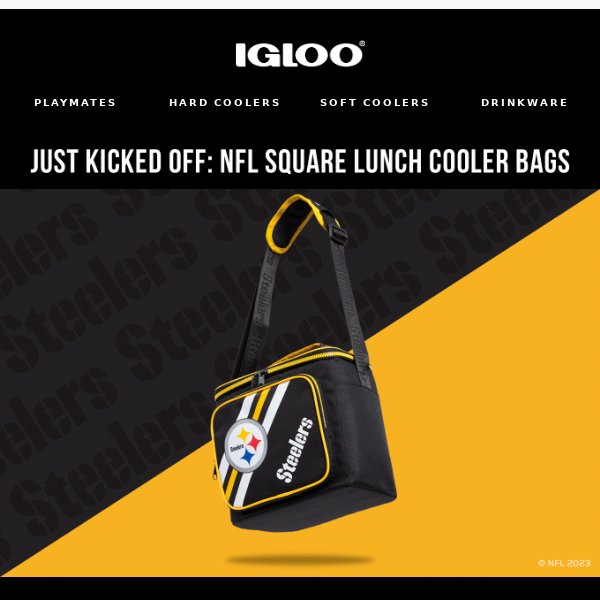 Let’s gooo! New NFL Cooler Bags to rep your team.🏈