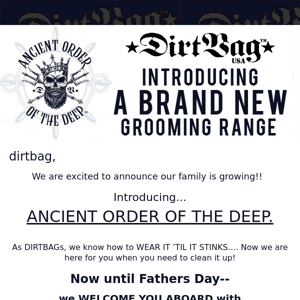 DIRTBAG is expanding!