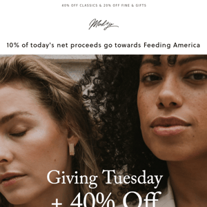 Shop & Give Back | 40% Off Extended