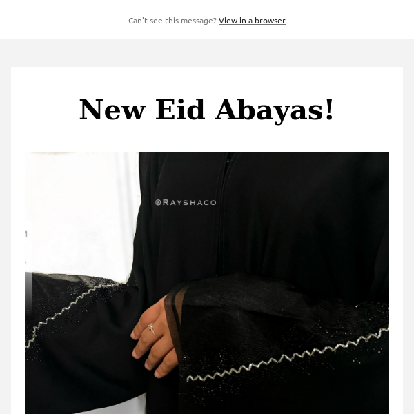 Eid Abayas