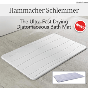 The Ultra-Fast Drying Diatomaceous Bath Mat