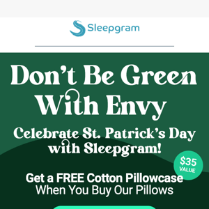 FREE Cotton Pillowcase for You!