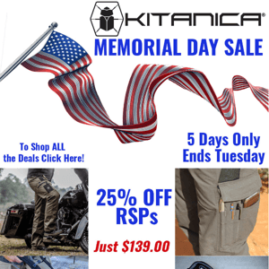 Shop the Epic Memorial Day Sale Savings Now!