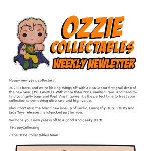 Ozzie Collectables AU, the first GRAIL DROP of 2023 is here! 🥳