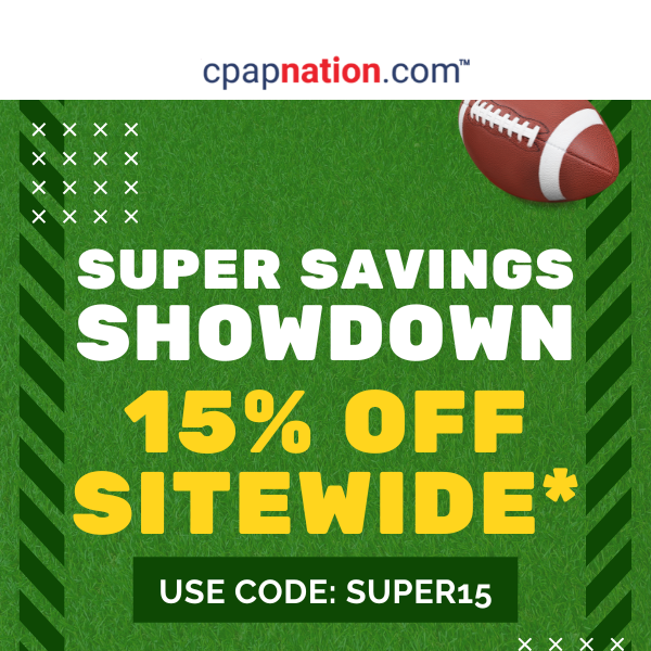 Super Bowl Savings! Sitewide Deal Inside 🏈
