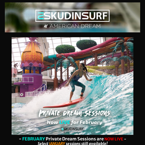 Jump into the New Year with Epic NEW Surf Sessions!