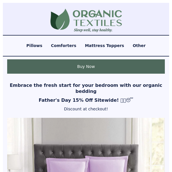 Save Big On Certified Organic Bedding 🛌