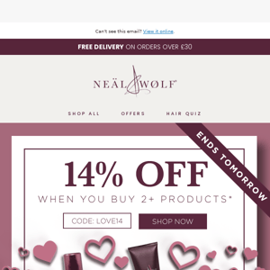 Happy Valentine's Day 💖 Save 14%