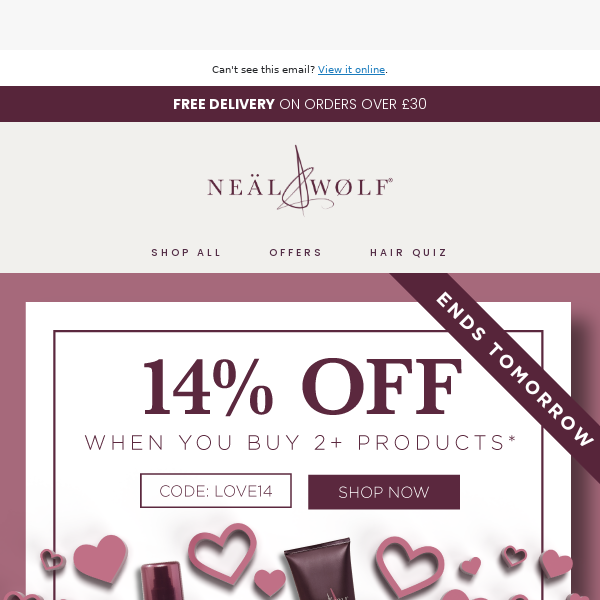 Happy Valentine's Day 💖 Save 14%