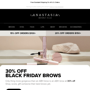 30% Off ABH Brow Gifts! Black Friday Only!