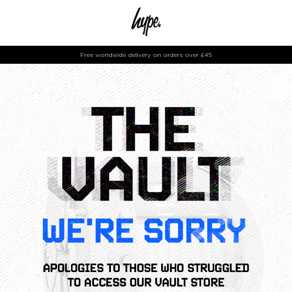 We're sorry!