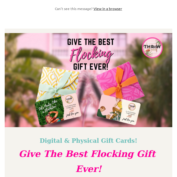 🎁Give The Best Flocking Gift Ever! Digital & Physical Gift Cards! 🦩