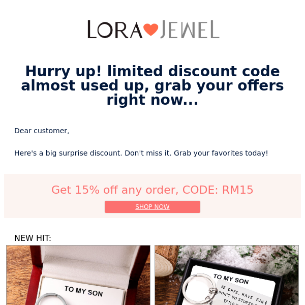 Hurry up! limited discount code almost used up, grab your offers right now...