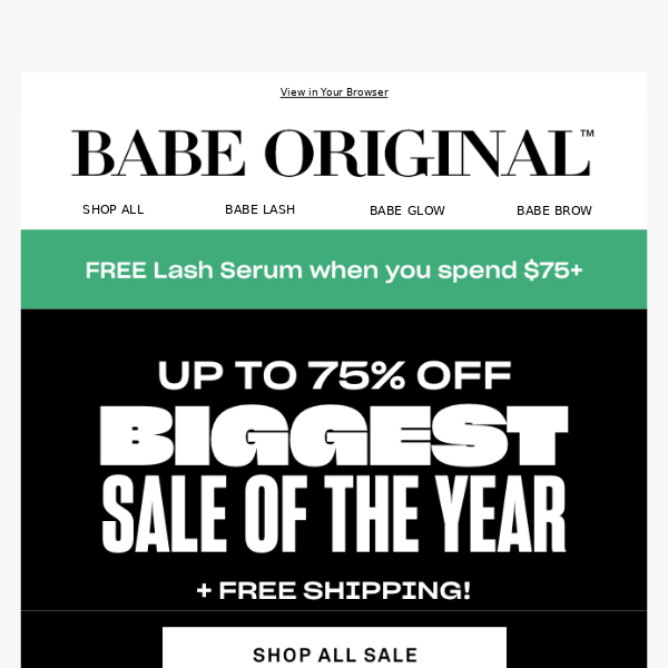 Free Lash Serum!!