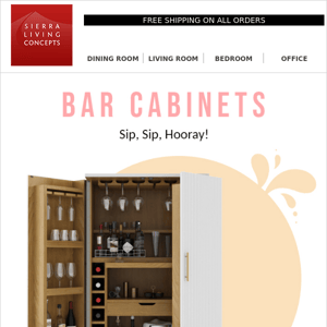 Tall Bar Cabinets for all your special moments 🥂✨