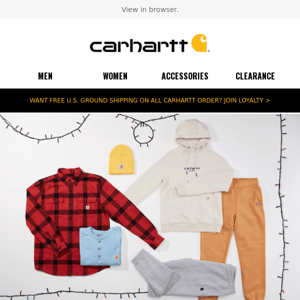 Gear up and get up to $50 Carhartt Bucks