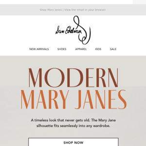 Modern Mary Janes