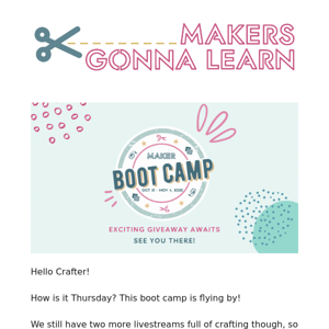 Boot Camp Day Four! You're Going To Love This Craft 👀