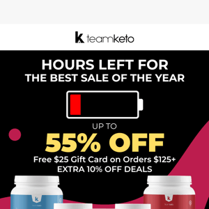 [Hours Left] Last Chance Until Next Year...