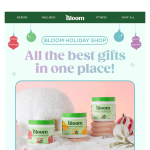 Bloom Holiday Gift Guide! 🎁