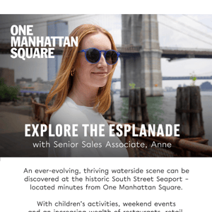 WATCH | Bike the Esplanade with Senior Sales Associate, Anne