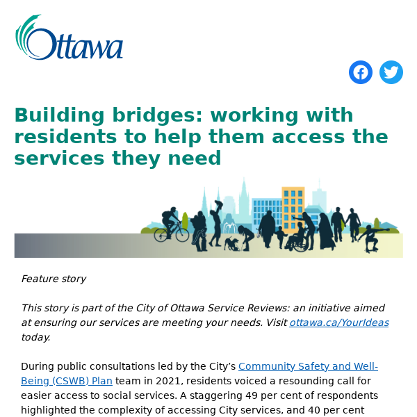 Building bridges: working with residents to help them access the services they need