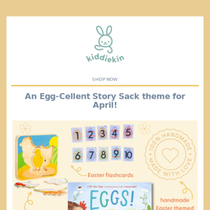 April's Easter Themed Story Sack Reveal 🐣🐰🌸