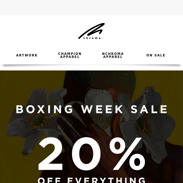 Boxing Week Sale - 20% OFF ❗❗