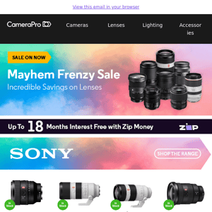 May Frenzy Lens Sale is On. Get them while stock last!