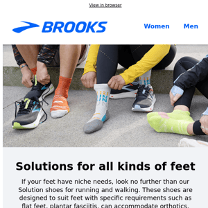 Solutions for all your running needs