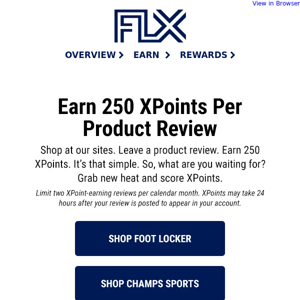 New Way to Earn XPoints: Product Reviews