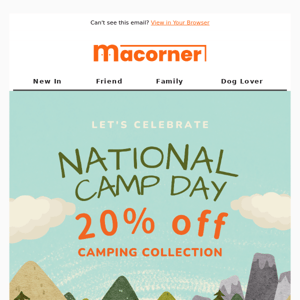 Celebrate National Camp Day with us! 🏕️🐻