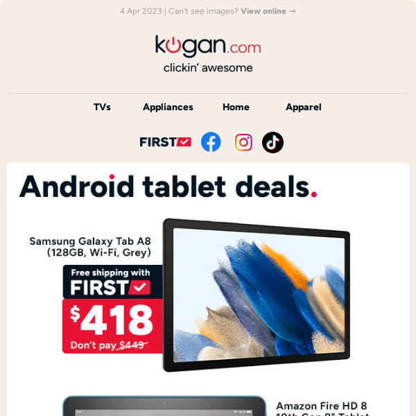 Samsung Galaxy Tab A8 $418* (Don't pay $449) & more deals on Android tablets!