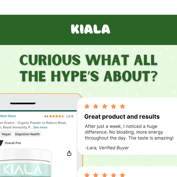 Kiala Greens - What's The Hype? 💚✨