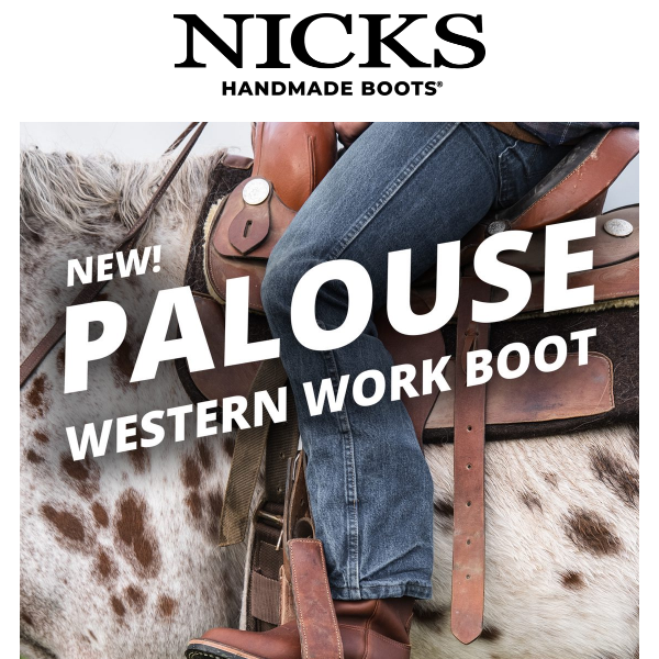 NEW! The Palouse Western Work Boot 🤠