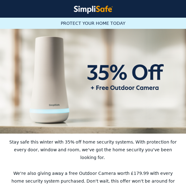 35% off home security this winter