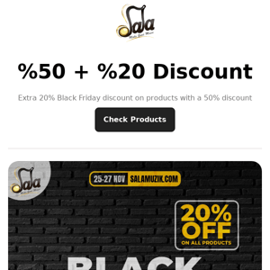 %50 + %20 Discount [BLACK FRIDAY]