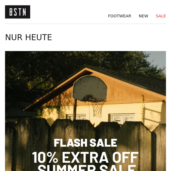 Flash Sale | 10% extra auf Summer Sale 🔥