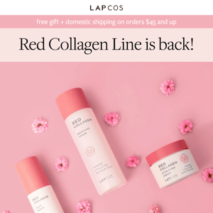 Red Collagen is finally back! With a new look & vegan formulation.